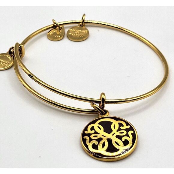 Alex and Ani Path of Life Bangle Bracelet Cabernet Epoxy RETIRED Rare - Picture 1 of 2